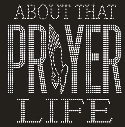 Prayer Life Rhinstsone